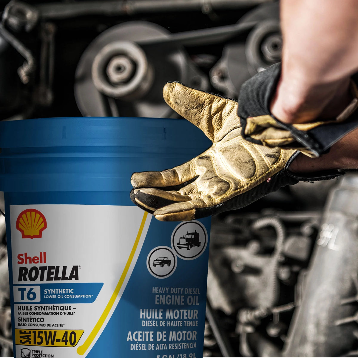15W-40 Full Synthetic Diesel Engine Oil C66654