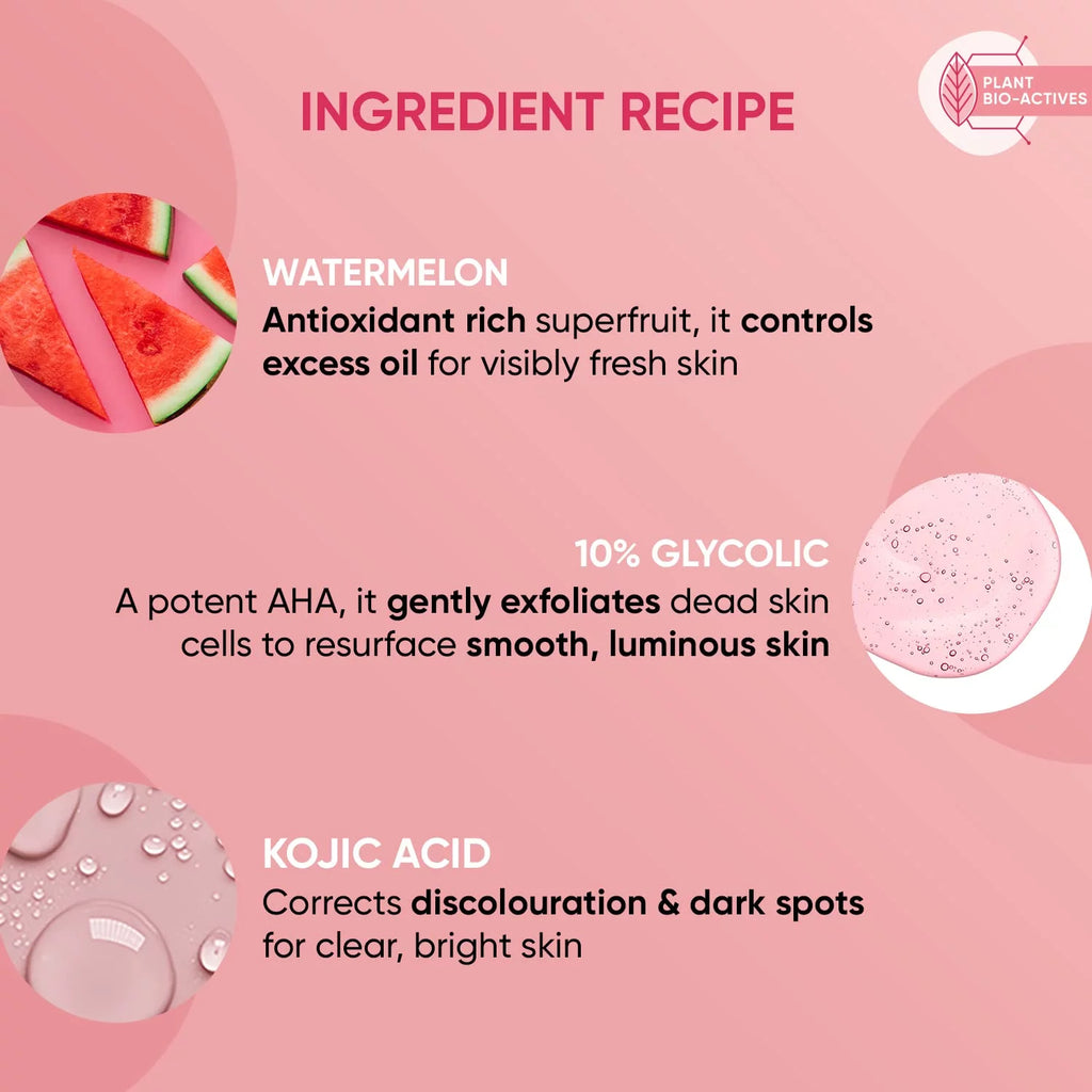 Watermelon Glycolic Acid Face Serum 30ml T657032