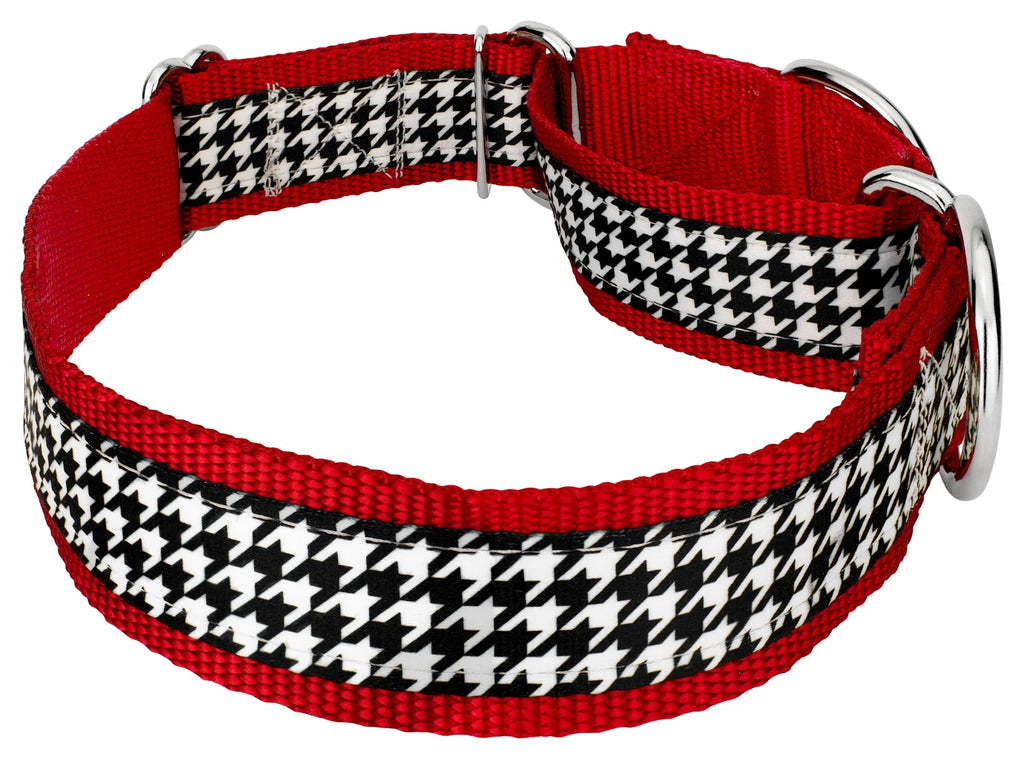 Houndstooth Martingale Dog Collar, 1 1/2 inch, Large U920624