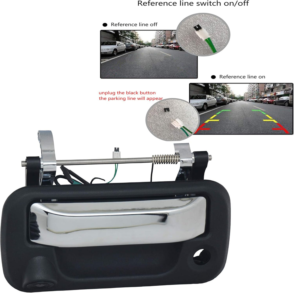 Chrome Tailgate Handle Backup Camera for Ford F150 F250 F350 F450 O739133