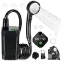 Portable Camping Shower with LED Display, 4 Spray Modes, IPX7 Waterproof D937