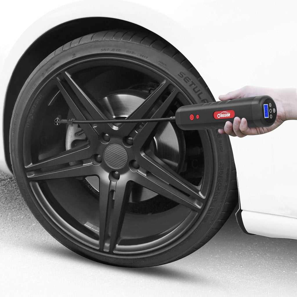 Portable Mini Air Inflator Tire Pump with Digital LCD U206773