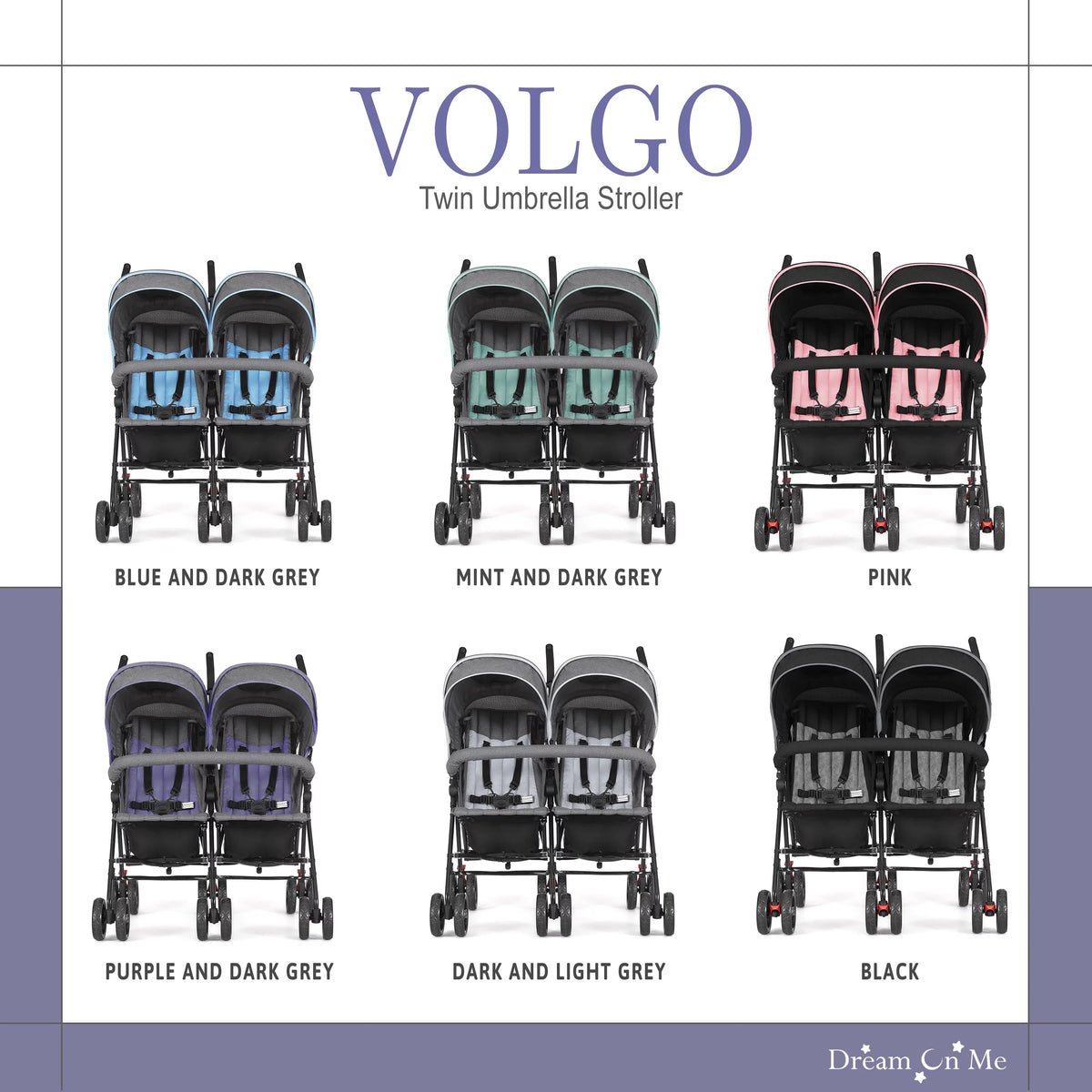 Twin Umbrella Stroller E2038