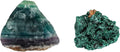 Natural Raw Green & Malachite Raw Stone Crystal Mineral Specimen S98531