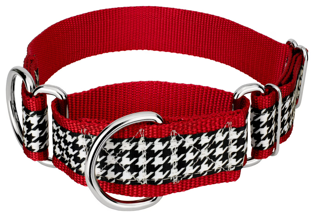 Houndstooth Martingale Dog Collar, 1 1/2 inch, Large U920624