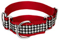 Houndstooth Martingale Dog Collar, 1 1/2 inch, Large U920624