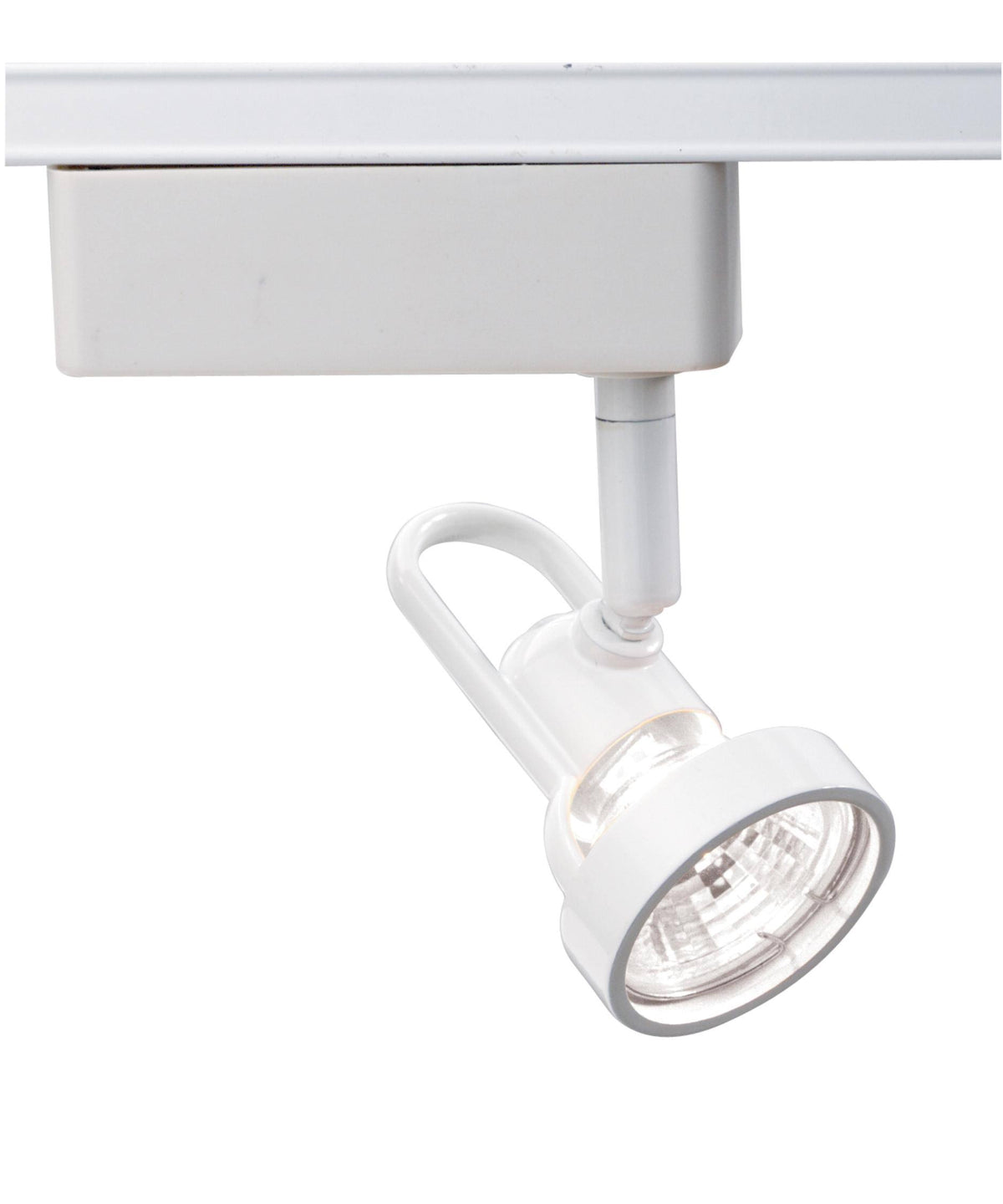 White MR16 Cast Ring Track Light Head J2370