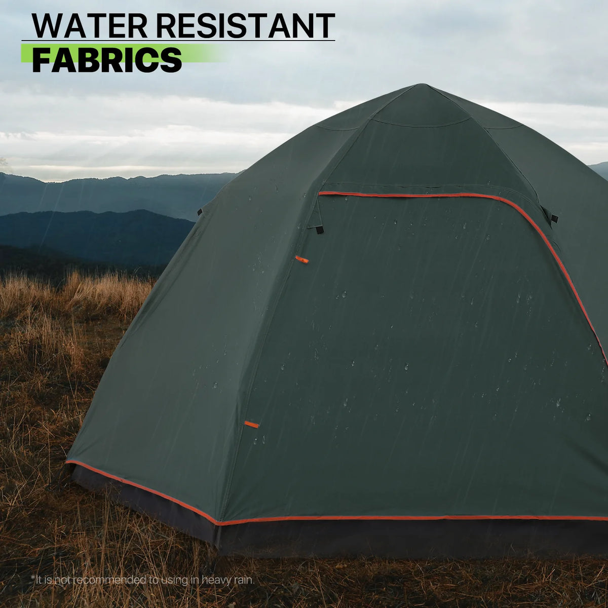 Waterproof 4 Person Dome Camping Tent T5922