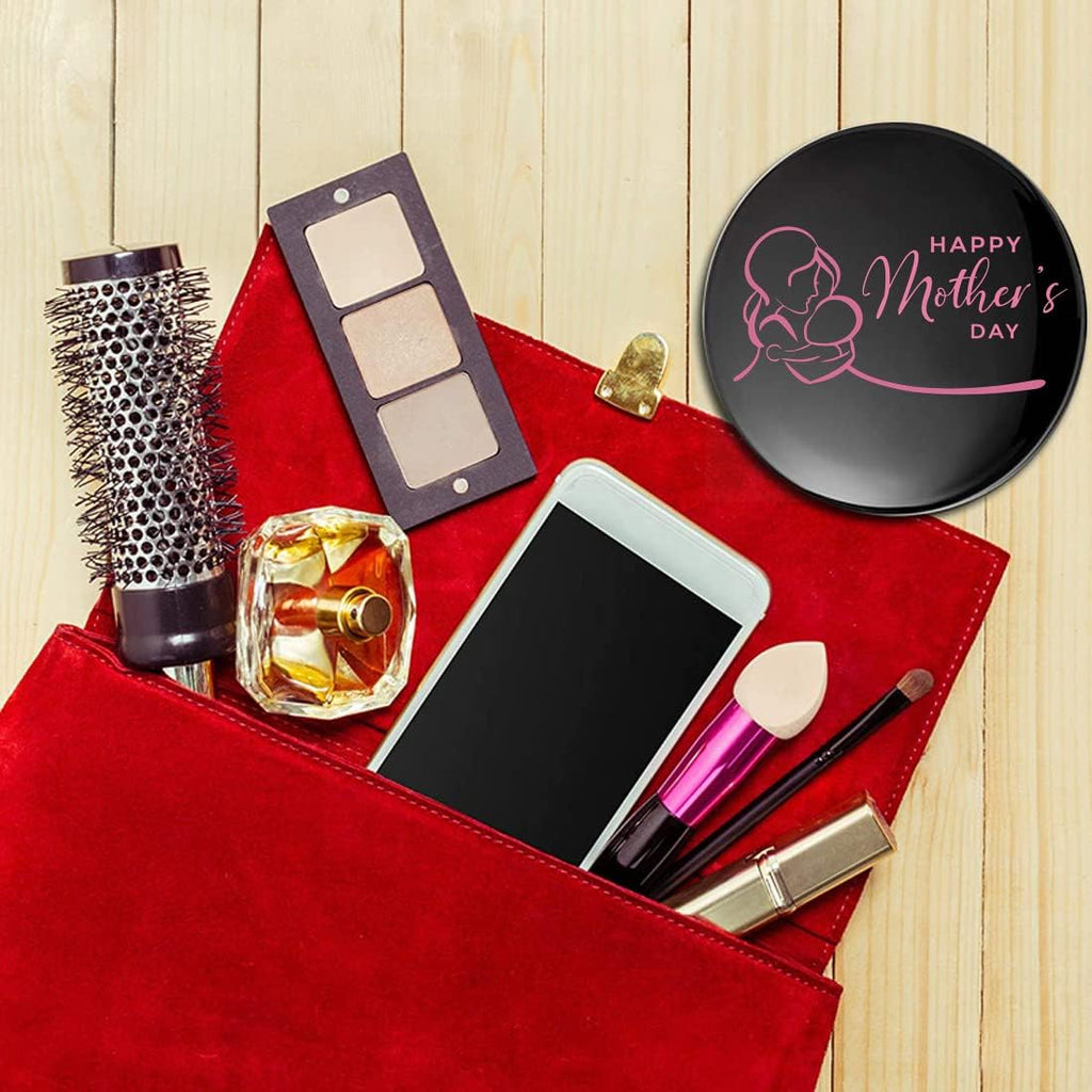 LED Lighted Cosmetic Travel Mirror with 7X/1X Magnification T280976