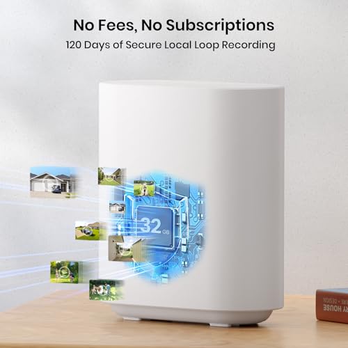 Security Cameras Outdoor Wireless, 4 Cam-Kit, Solar-Powered, 2K Color Night Vision, 5G & 2.4G WiFi M715