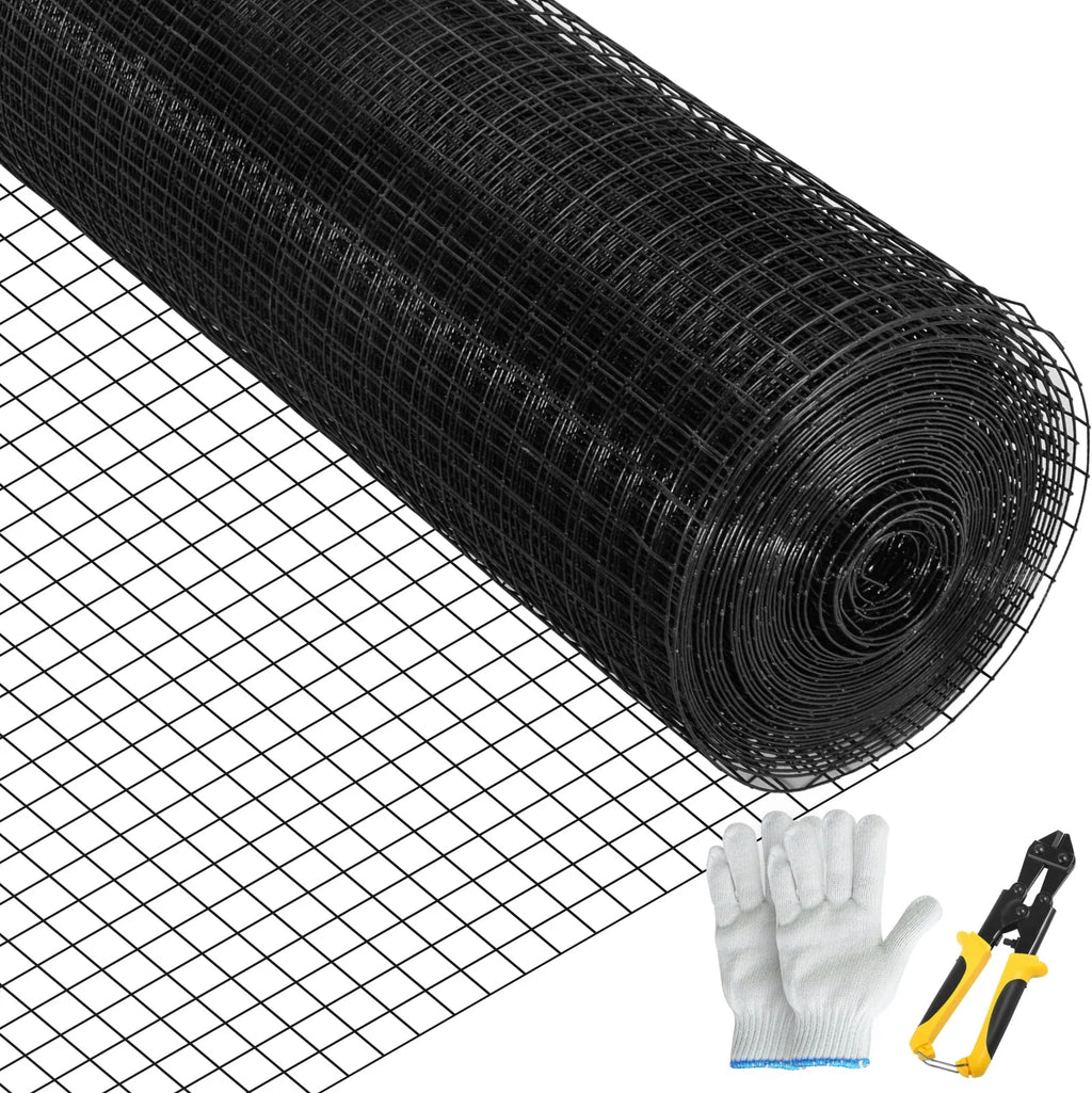 Vinyl Coated Welded Wire Fence 1x1 16 Gauge 24x100' I91806