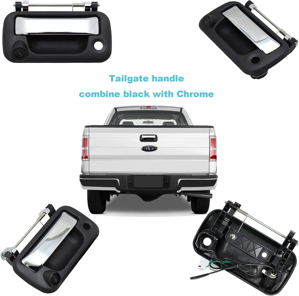 Chrome Tailgate Handle Backup Camera for Ford F150 F250 F350 F450 O739133
