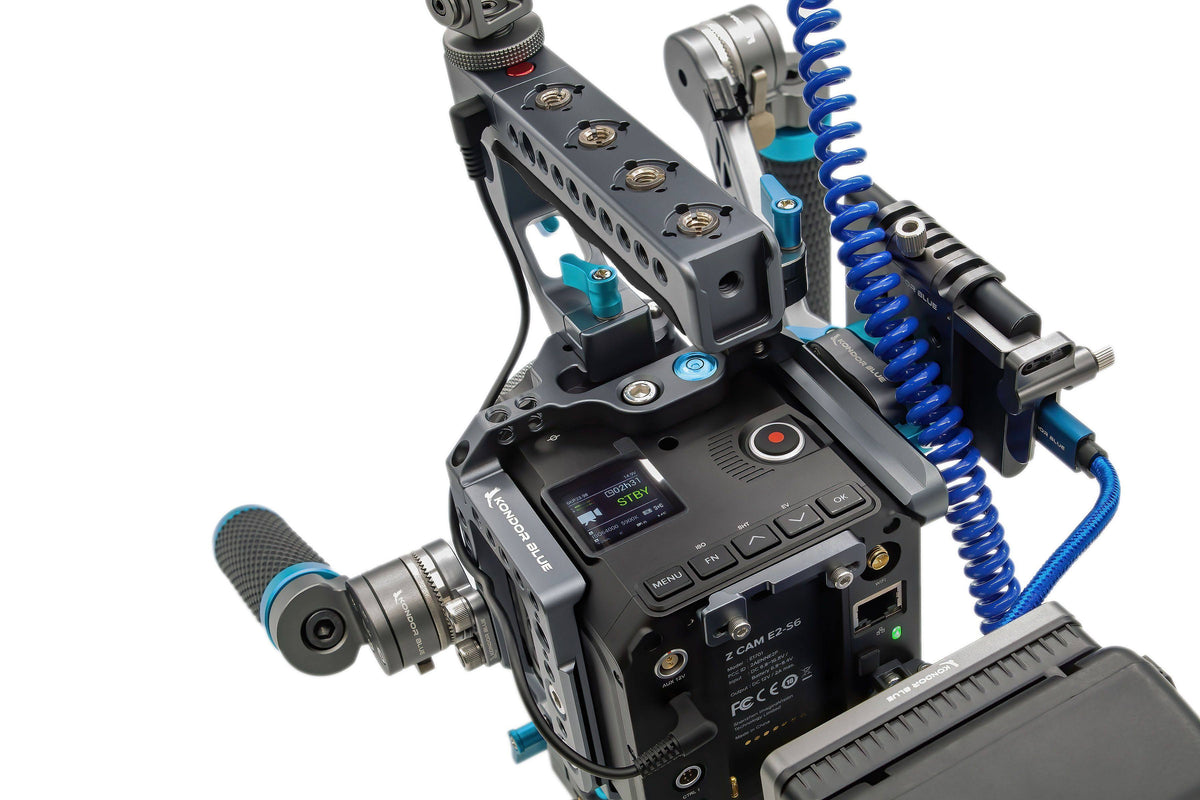 Cage with Top Handle for Z Cam E2-S6, E2-F6, and E2-F8 (Space Gray) E39368