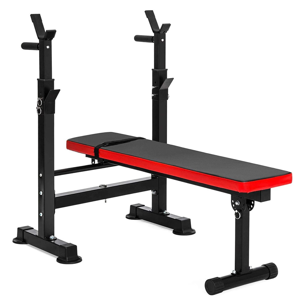Adjustable Olympic Workout Bench with Squat Rack Y2871