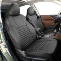 Custom Fit Full Set Car Seat Covers Leatherette Black L710322