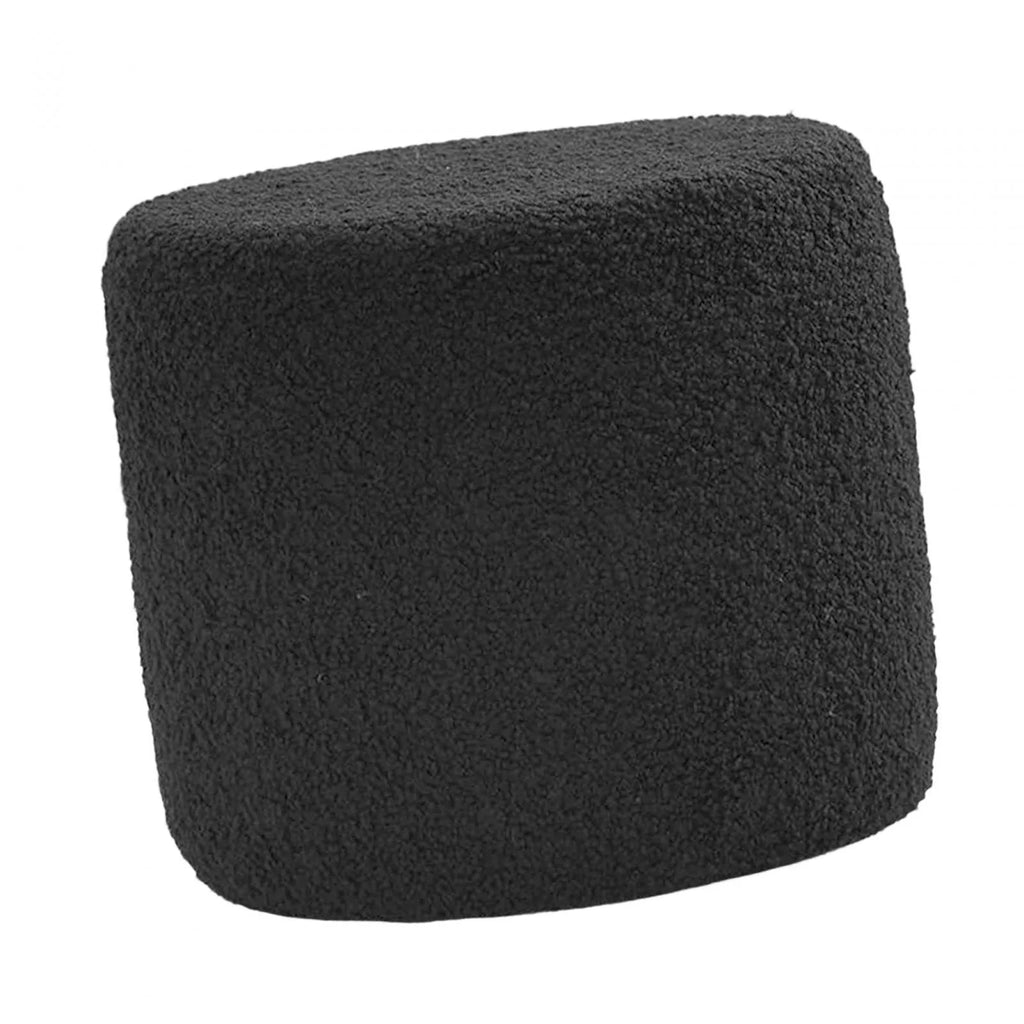 Black Cylinder Ottoman Footstool K795