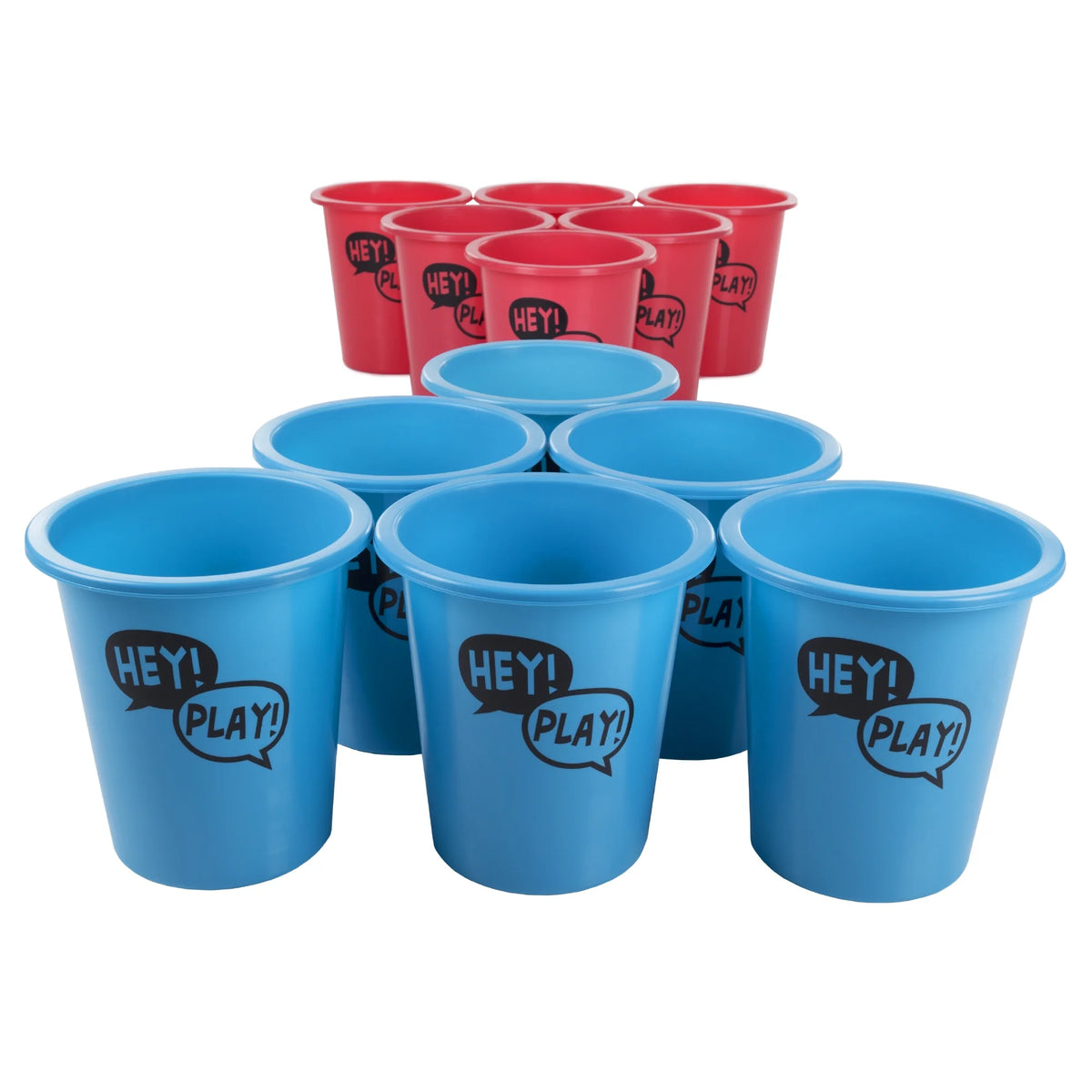 Beer Pong Outdoor Game Set with 12 Buckets, 2 Balls, Tote Bag M924715