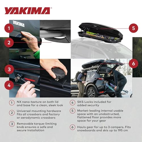 Black Roof Cargo Carrier 18 Cubic Feet S2153