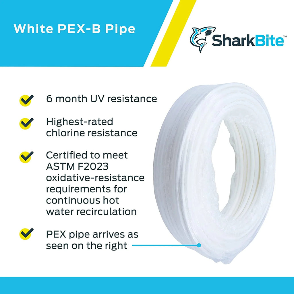 White PEX Pipe H914345
