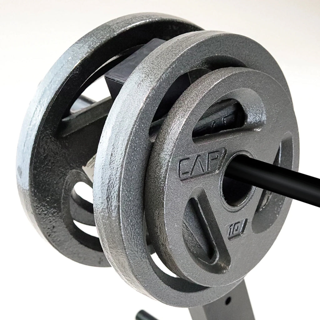 Hybrid Olympic and Standard Weight Plate Storage Rack O362891