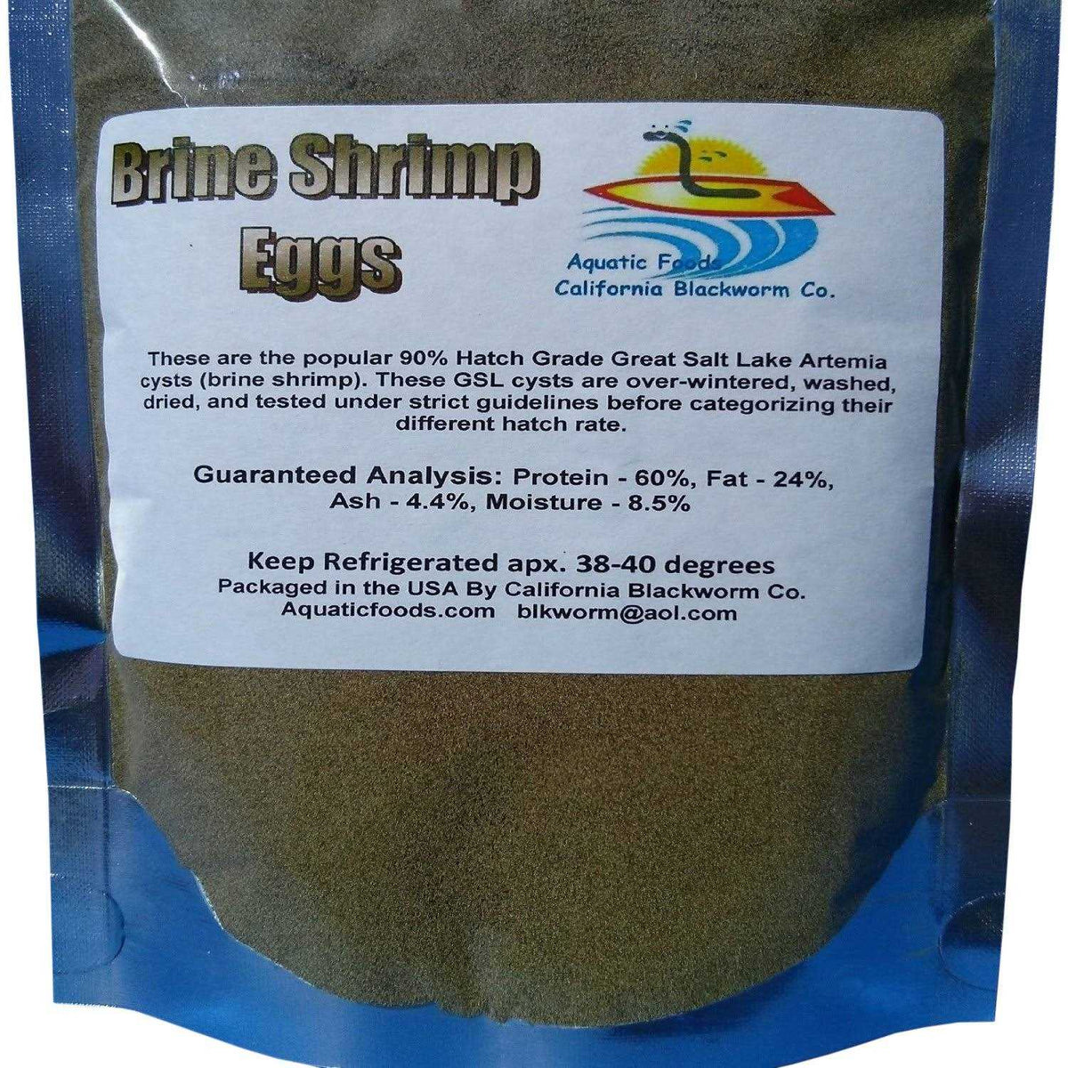 Brine Shrimp Eggs 90% Hatch U4613
