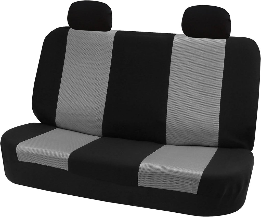 Black Cloth Seat Covers Rear Set D503