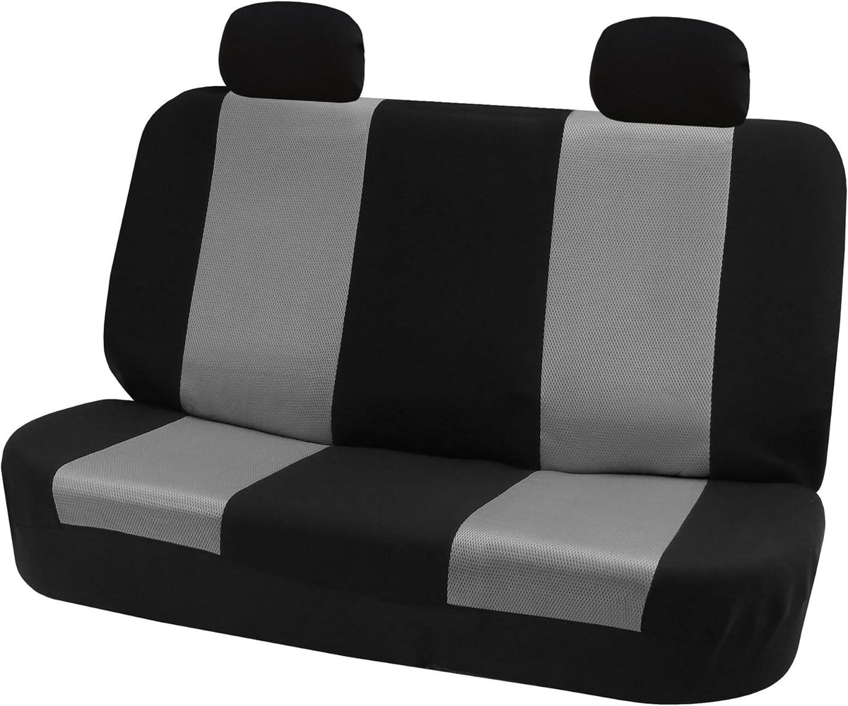 Black Cloth Seat Covers Rear Set D503
