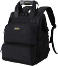 Black Heavy Duty Tool Bag Backpack Q902919