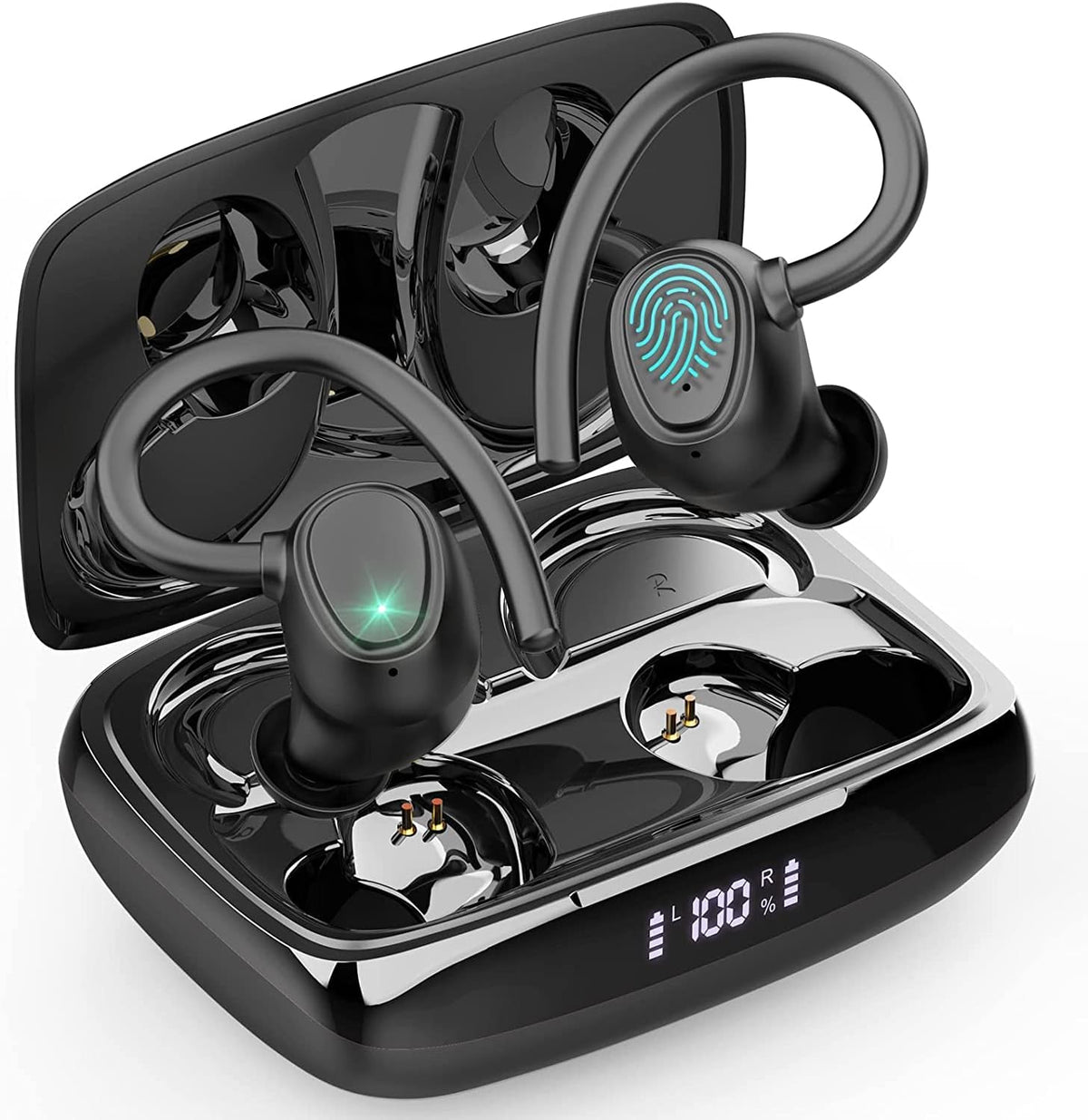 Wireless Bluetooth Earbuds with Mic, IP7 Waterproof, Pack of 2 H14392