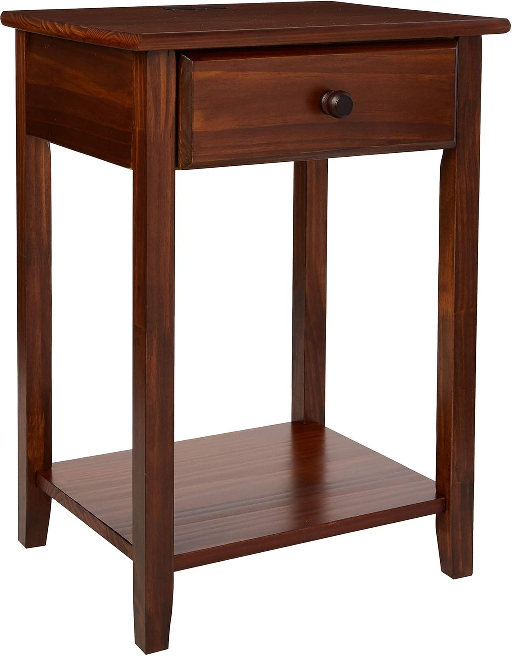 Espresso Nightstand with USB Ports M584473