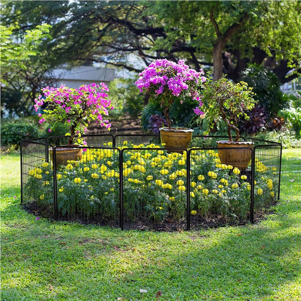 Decorative Rustproof Folding Garden Fence 40in x 21ft S946