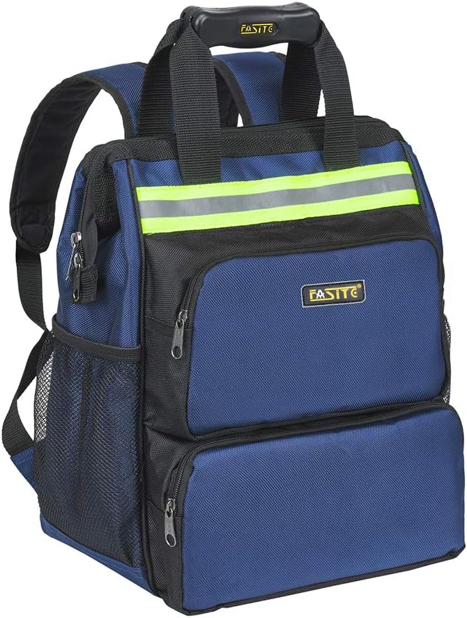 Black Heavy Duty Tool Bag Backpack Q902919