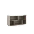 Toddler 5-Compartment Wooden Storage Cubby Shelf, 46" W x 23.5" H, Maple J11923