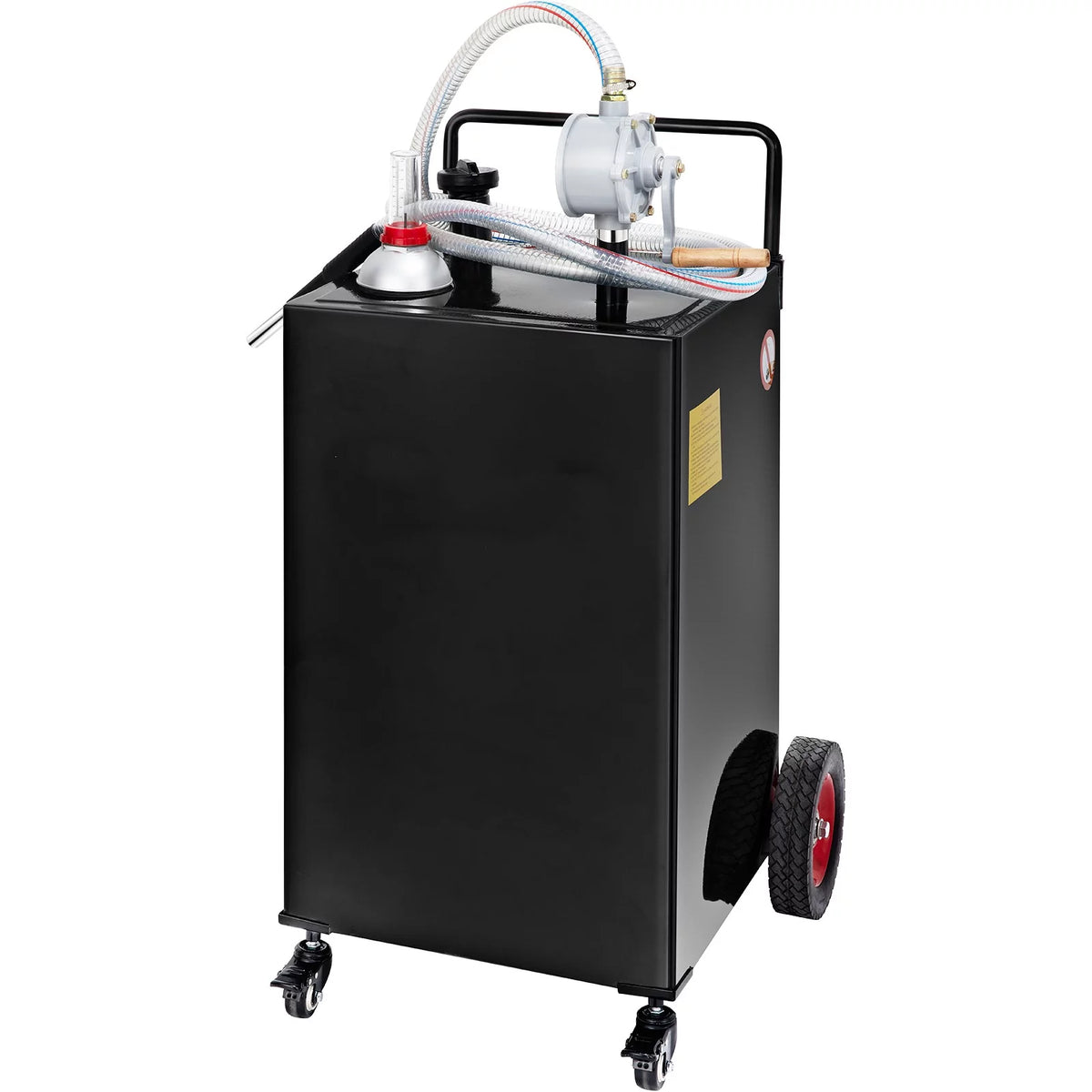 30 Gallon Fuel Caddy with Transfer Pump and 2 Wheels A8539
