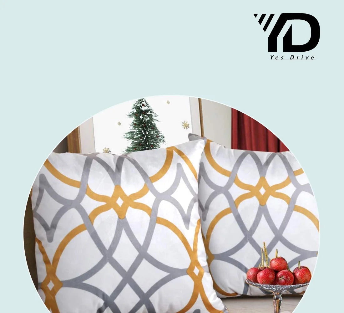 Velvet Throw Pillow Covers Set of 2 P7796
