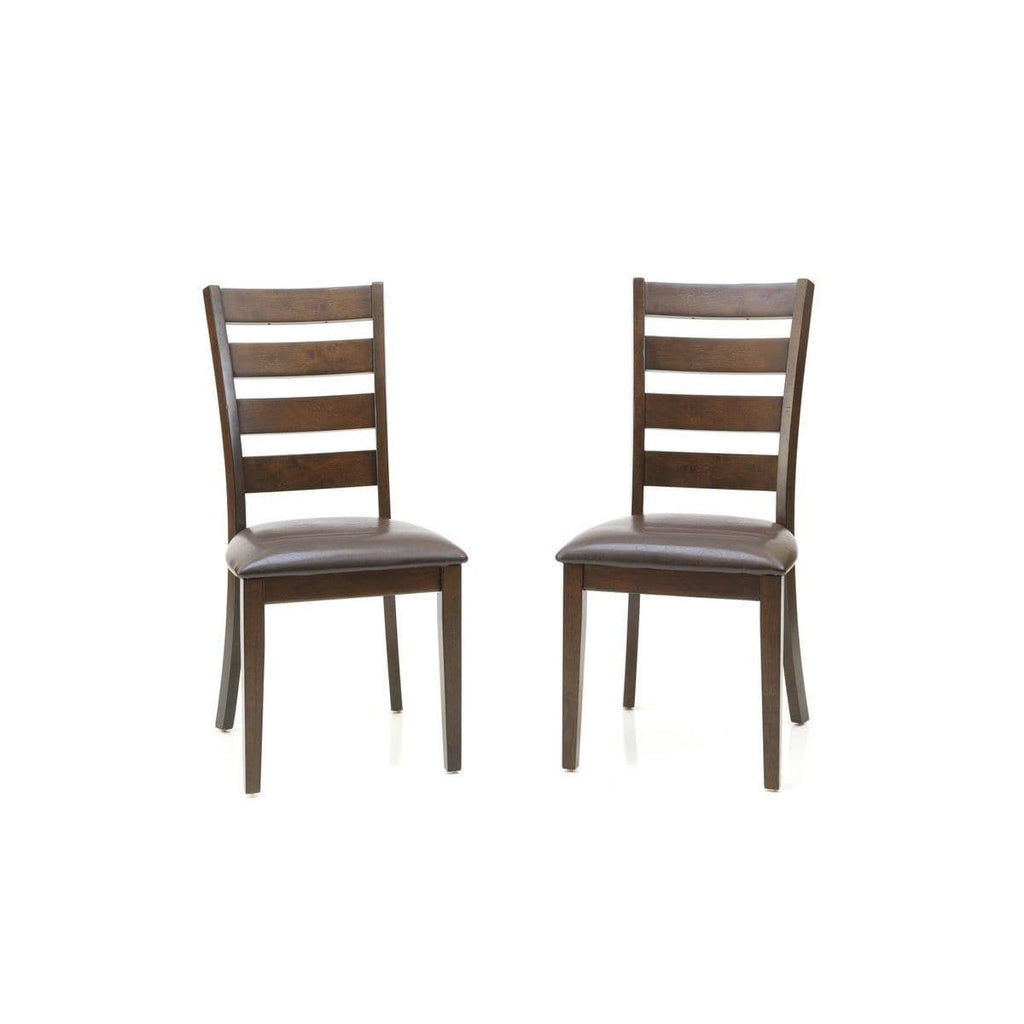 Ladder Back Side Chair Set of 2 Q908