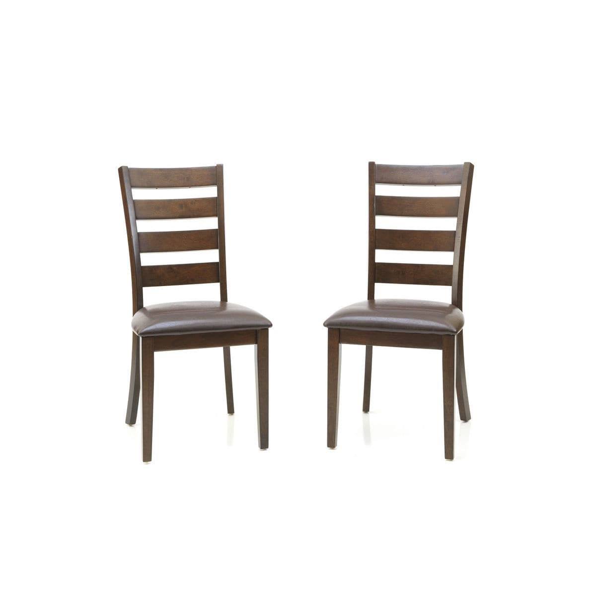 Ladder Back Side Chair Set of 2 Q908