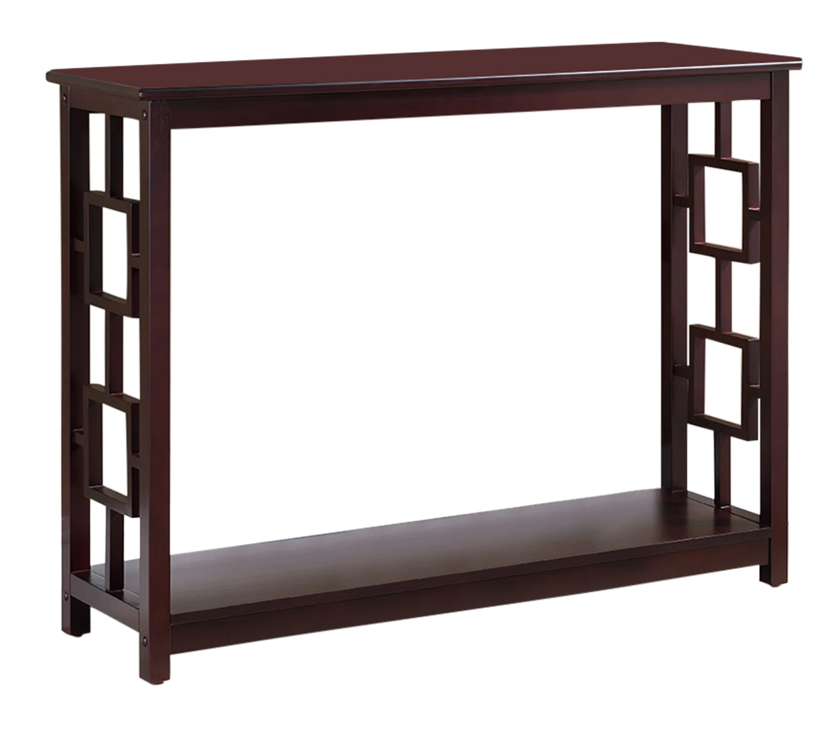 Wood Console Table with Lower Shelf F908332