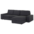 Kivik Sofa with Chaise, Hillared Anthracite H621714