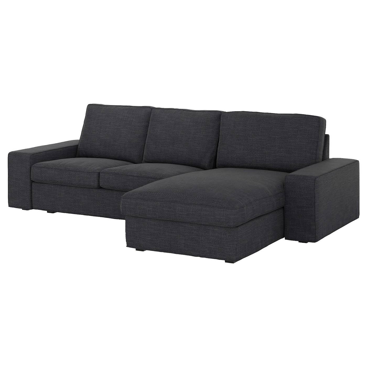 Kivik Sofa with Chaise, Hillared Anthracite H621714