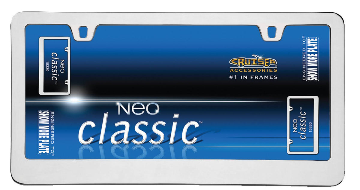 Chrome License Plate Frame W23792