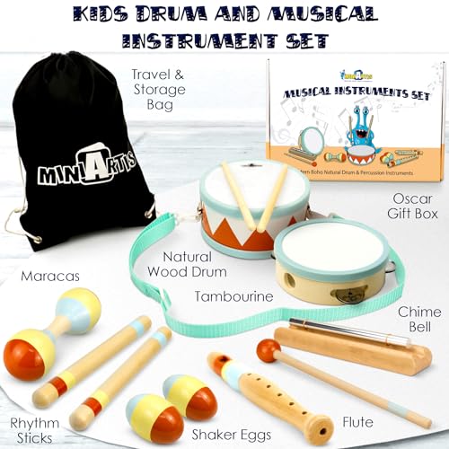 Wooden Musical Instruments Drum Set N4777
