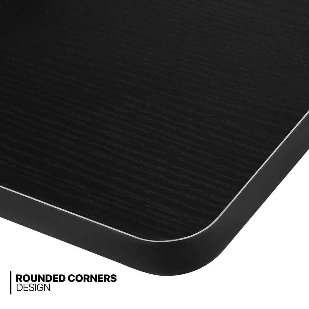 Laptop Table with Monitor Shelf and Task Seat with Lumbar Support Q60860