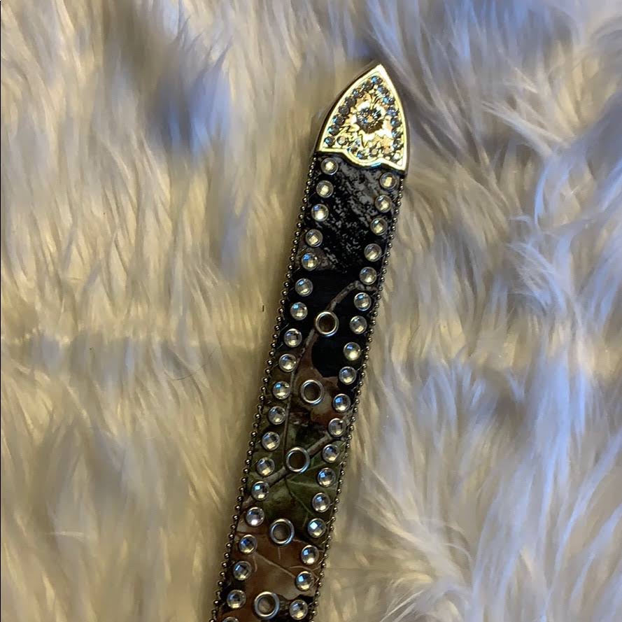 Camo Scallop Belt Q7740