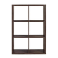 Brown 6-Cubby Storage Cabinet W454738