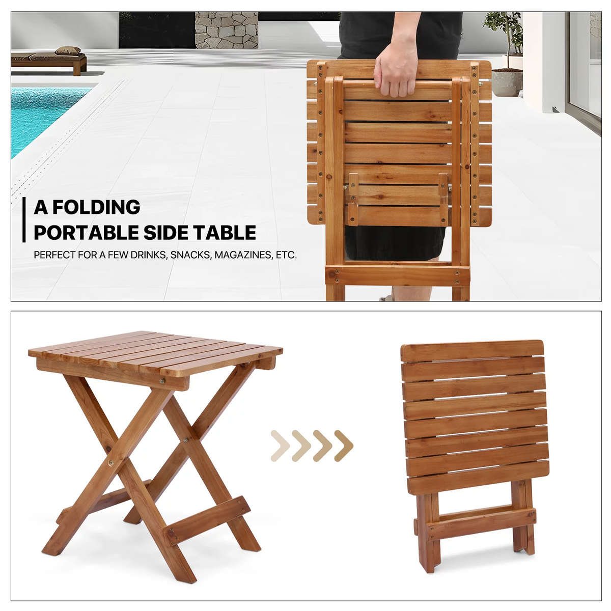 Set of 3 Adirondack Chairs with Side Table T53637
