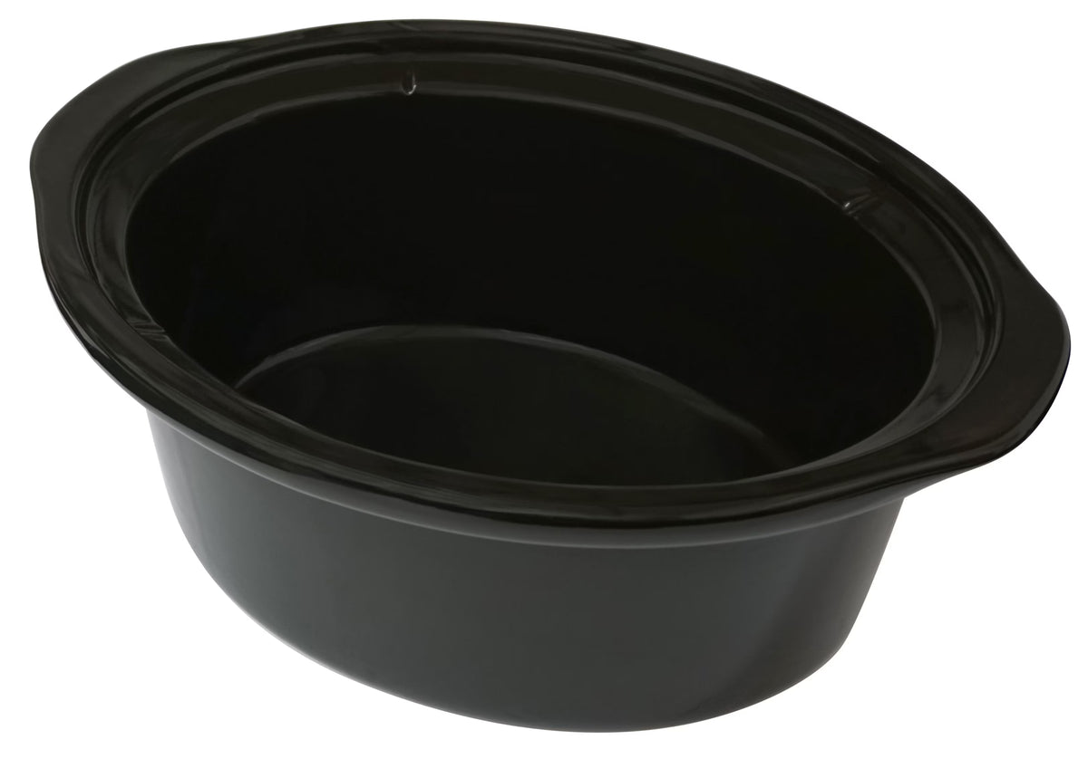 6 Qt Black Stoneware Slow Cooker D372157