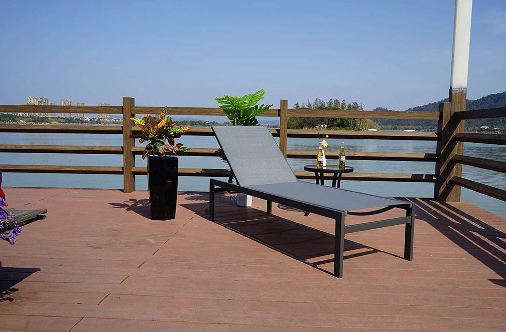 Aluminum Adjustable Chaise Lounge L192