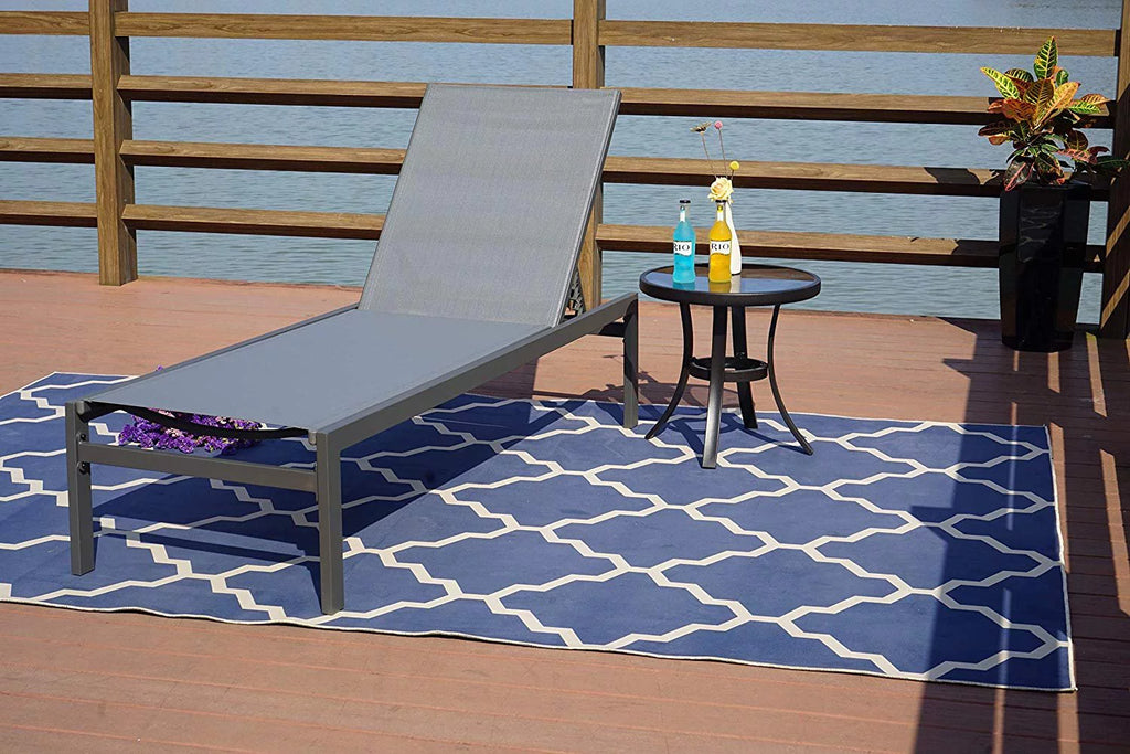 Aluminum Adjustable Chaise Lounge L192