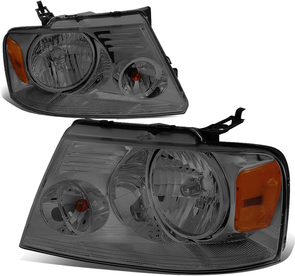 Black Housing Clear Lens Headlights Assembly for Ford F150 Lincoln Mark LT 2004-2008 C2156